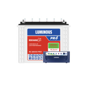 Luminous Eco Volt Neo 1250 with Red Charge RC18000 PRO 150Ah