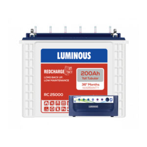 Luminous Eco Volt Neo 1250 with Red Charge RC25000 200Ah