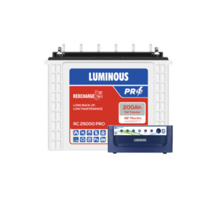 Luminous Eco Volt Neo 1250 with Red Charge RC25000 PRO 200Ah