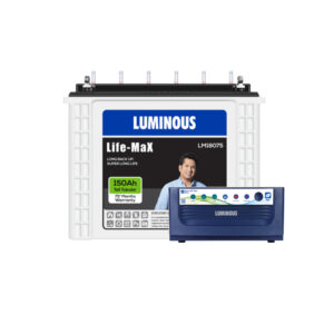 Luminous Eco Volt Neo 1550 with Life Max LM18075 150Ah
