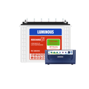 Luminous Eco Volt Neo 1550 with Red Charge RC18000 150Ah