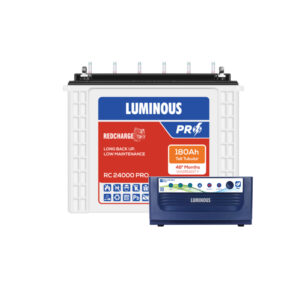 Luminous Eco Volt Neo 1550 with Red Charge RC24000 PRO 180Ah