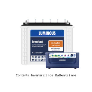 Luminous Eco Volt Neo 1650 with Inver Last ILTT24060 180Ah – 2 Batteries