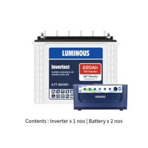 Luminous Eco Volt Neo 1650 with Inver Last ILTT26060 220Ah – 2 Batteries