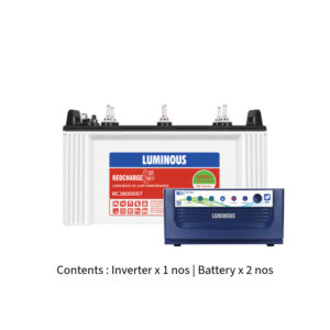 Luminous Eco Volt Neo 1650 with Red Charge RC18000ST 150Ah – 2 Batteries