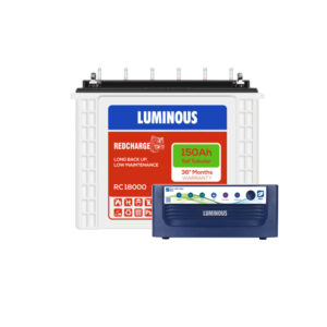 Luminous Eco Volt Neo 850 with Red Charge RC18000 150Ah