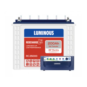 Luminous Eco Volt Neo 850 with Red Charge RC25000 200Ah