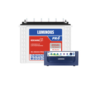 Luminous Eco Volt Neo 850 with Red Charge RC25000 PRO 200Ah