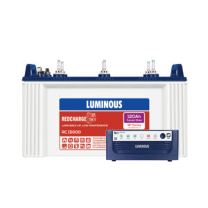 Luminous Eco Watt Neo 700 with Red Charge RC15000 120Ah