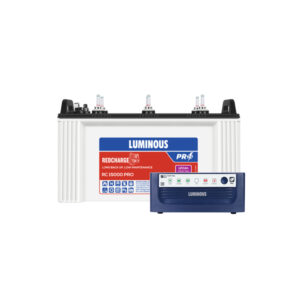 Luminous Eco Watt Neo 700 with Red Charge RC15000 PRO 120Ah