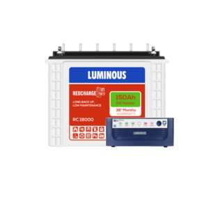 Luminous Eco Watt Neo 1050 with Red Charge RC18000 150Ah