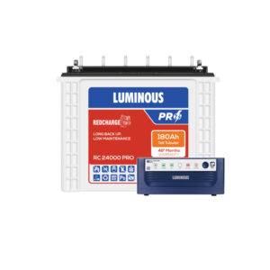Luminous Eco Watt Neo 1050 with Red Charge RC24000 PRO 180Ah
