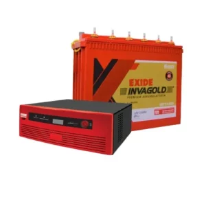 Exide GQP 1050 VA Home UPS and Exide Inva Gold IGST1500 – 150Ah Tubular Battery