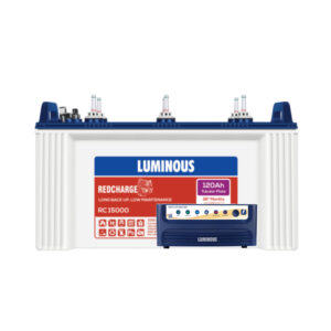 Luminous Hercules 1500 with Red Charge RC15000 120Ah