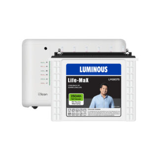 Luminous ICON 1600 with Life Max LM18075 150Ah