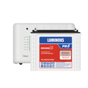 Luminous ICON 1600 with Red Charge RC25000 PRO 200Ah