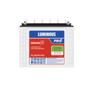 Luminous Red Charge RC18000 PRO – 150Ah Tall Tubular Battery