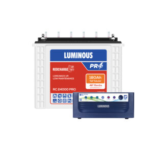 Luminous Eco Volt Neo 1050 with Red Charge RC24000 PRO 180Ah