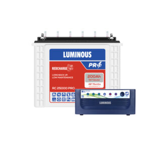 Luminous Eco Volt Neo 1050 with Red Charge RC25000 PRO 200Ah