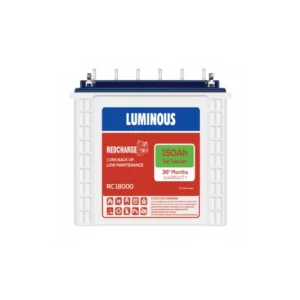Luminous Red Charge RC18000 150Ah Tall Tubular Battery