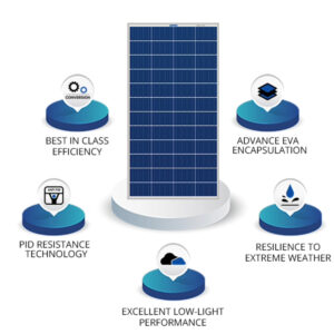 Luminous Poly 170W/12V Solar PV Panel