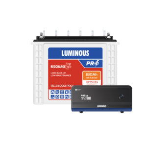 Luminous Zelio 1100 with Red Charge RC24000 PRO 180Ah