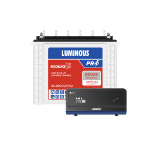 Luminous Zelio 1100 with Red Charge RC25000 PRO 200Ah