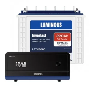 Luminous Zelio 1100 and Luminous Inver Last ILTT26060 – 220 AH Tall Tubular Battery