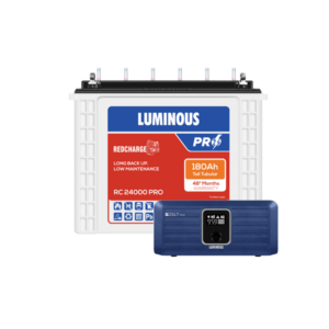Luminous Zolt 1100 with Red Charge RC24000 PRO 180Ah