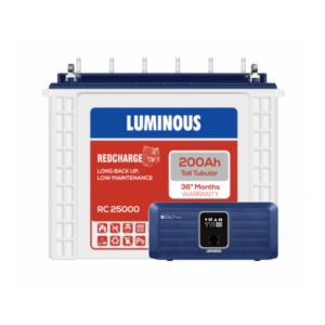 Luminous Zolt 1100 with Red Charge RC25000 200Ah