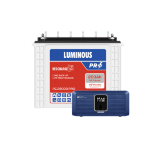 Luminous Zolt 1100 with Red Charge RC25000 PRO 200Ah