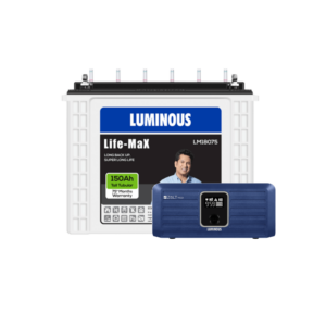 Luminous Zolt 1100 with Life Max LM18075 150Ah