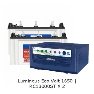 Luminous Eco Volt 1650 and Luminous Red Charge RC18000ST Battery