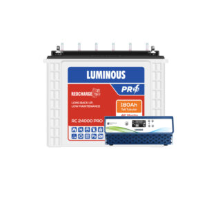 Luminous Optimus 1250 with Red Charge RC24000 PRO 180Ah