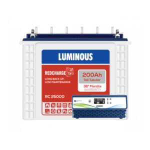 Luminous Optimus 1250 with Red Charge RC25000 200Ah