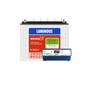 Luminous Optimus 1250 with Red Charge RC18000 150Ah