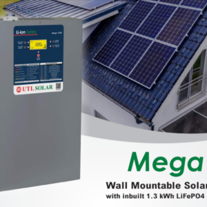 UTL Mega 1KVA Wall Mountable Solar PCU with In built Lithium Battery